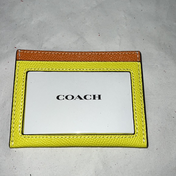 COACH Slim Id Card Case In Colorblock - Picture 3 of 11